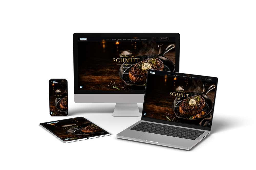 Responsive Website von SCHMITT Restaurant & Pension in Höpfingen, umgesetzt von JPKWeb Webdesign